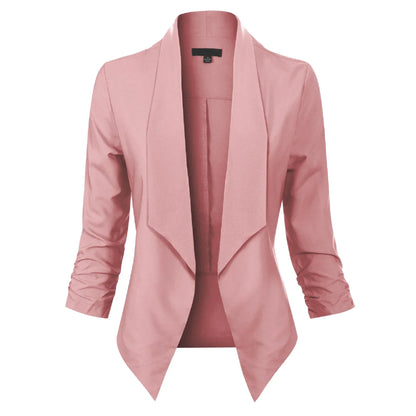 Blazer Donna Manica Lunga Aperto Frontale