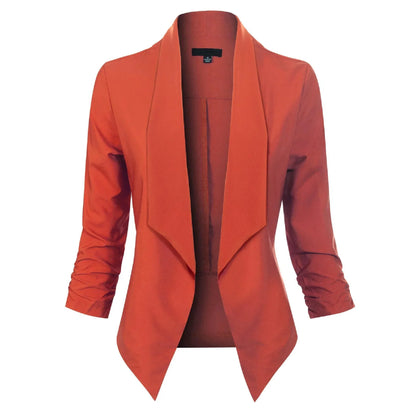 Blazer Donna Manica Lunga Aperto Frontale
