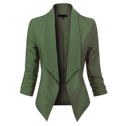 Blazer Donna Manica Lunga Aperto Frontale