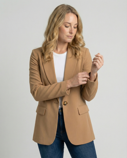 Blazer Donna Elegante Monopetto Slim Fit - Brentozzi