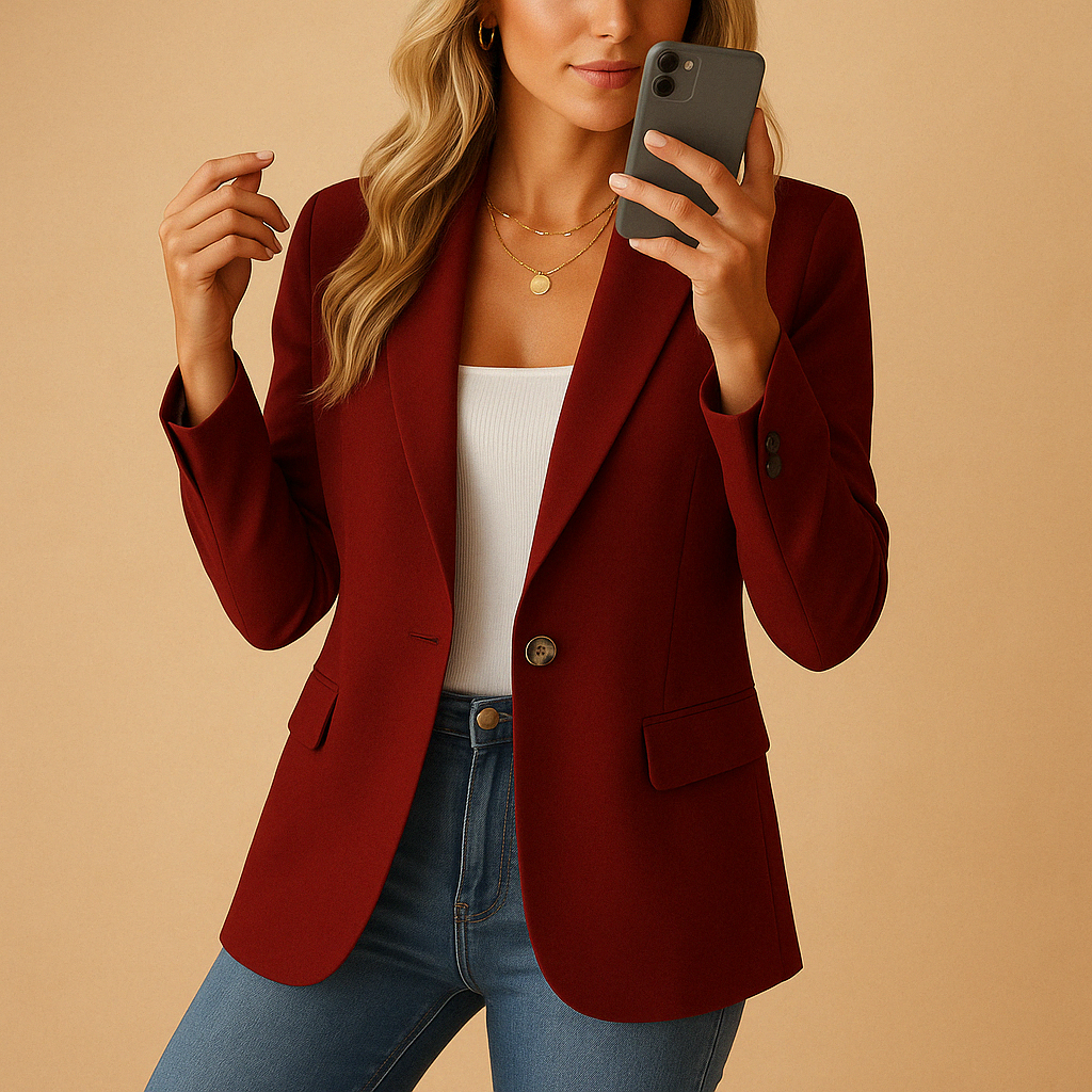 Blazer aderente con vestibilità comoda per donna | Yara 4