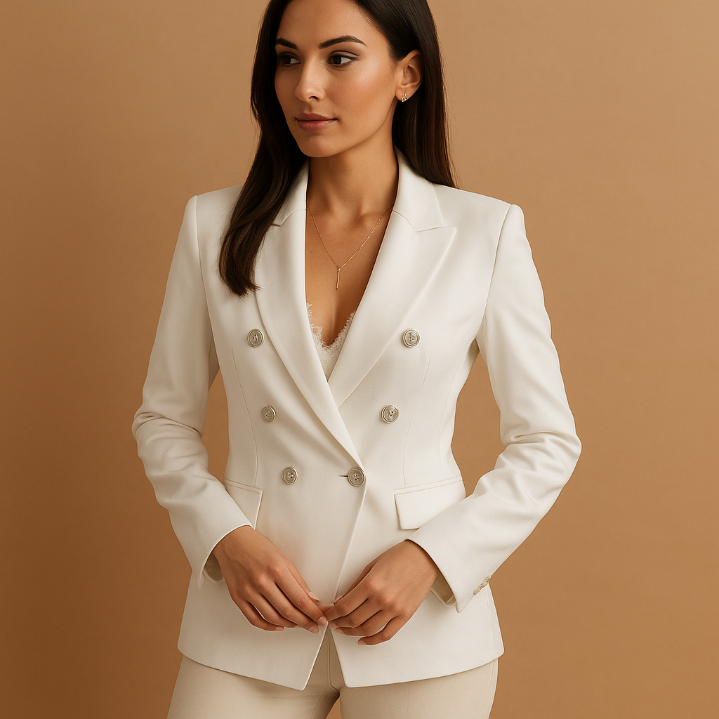 Blazer Donna Casual Cotone Taglio Classico - Vesarelli