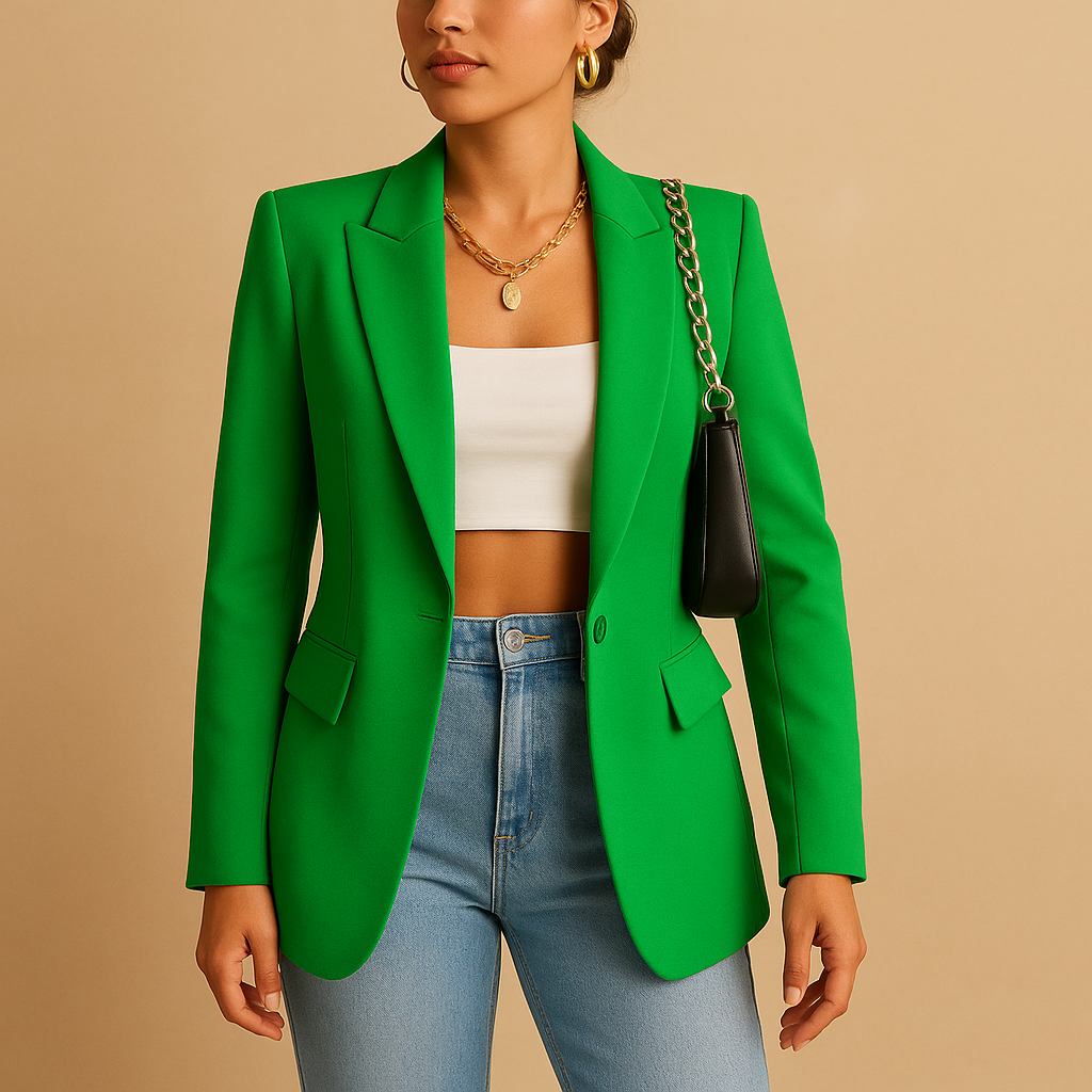 Blazer Donna Elegante Aderente Classico - Vesarelli