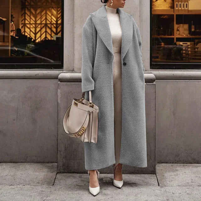 Cappotto Donna Taglie Forti Vestibilità Larga Casual