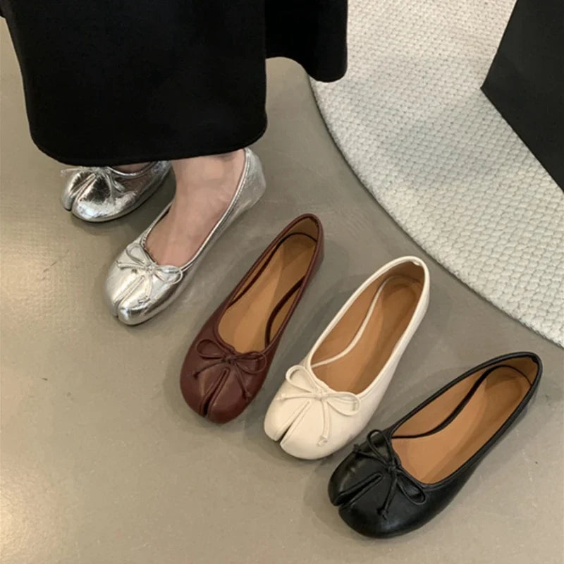 Ballerine Donna Pelle Morbida Tabi - Vesarelli