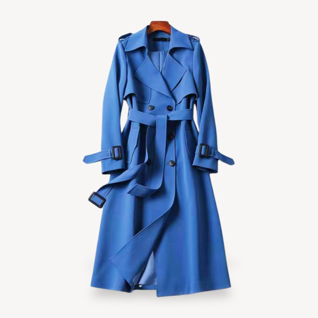 Cappotto Trench Donna Taglio Classico con Cintura