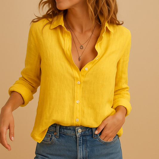 Blusa Donna Casual Tessuto Leggero Vestibilità Ampia - Vesarelli