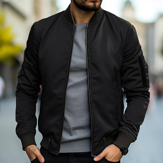 Giacca Bomber Uomo con Chiusura a Zip - Vesarelli