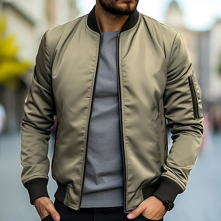 Bongo | Bomber con Chiusura a Zip Persimmon