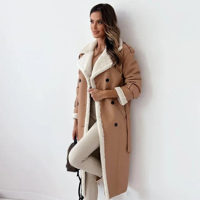 Cappotto Donna Imbottito con Bottoni Caldo Elegante - Brentozzi