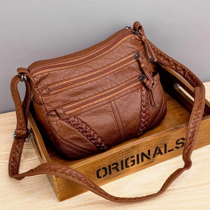 Borsa a Mano Donna in Materiale Morbido Design Funzionale - Vesarelli