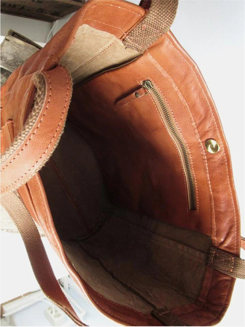 Borsa a mano elegante da donna in morbida pelle funzionale 3