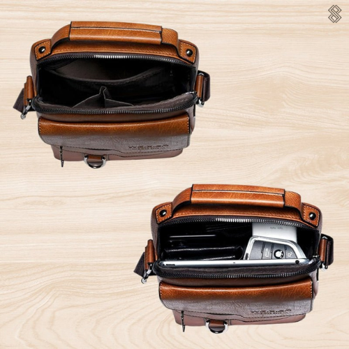 Borsa a mano elegante da donna in pelle dal design senza tempo 5