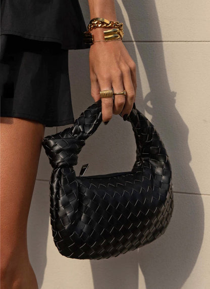 Borsa a mano elegante da donna in pelle vegana pratica 4