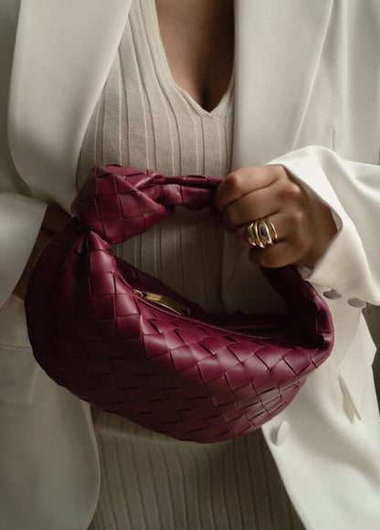Borsa a mano elegante da donna in pelle vegana pratica 6