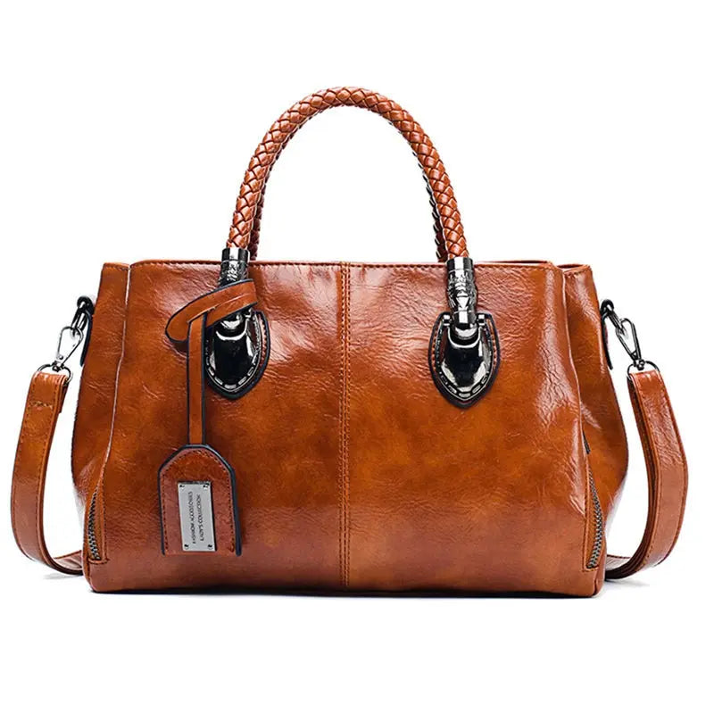 Borsa a Mano Donna Spaziosa in Materiale Resistente Elegante - Vesarelli