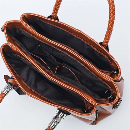 Borsa a mano spaziosa ed elegante da donna, di qualità premium 5