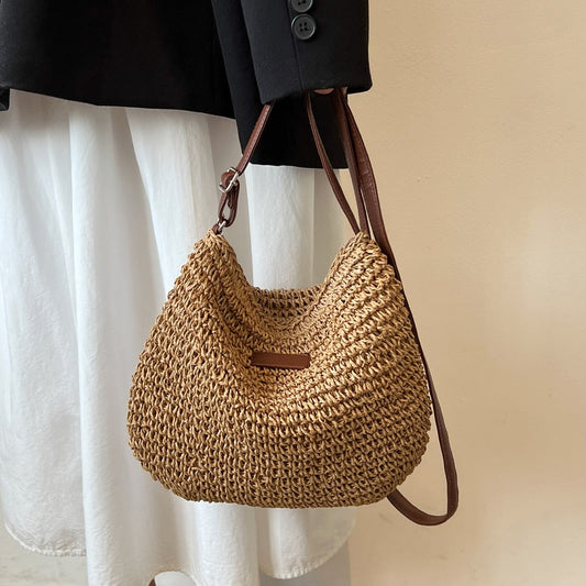 Borsa Tracolla Donna in Tessuto Resistente Spaziosa - Vesarelli