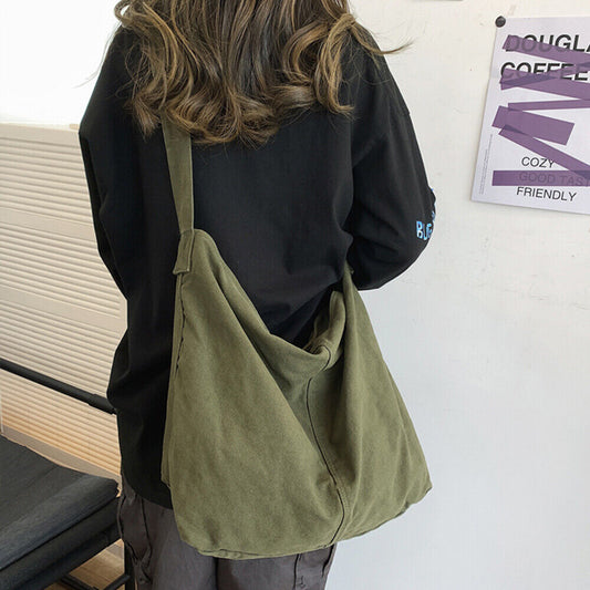 Borsa Tracolla Donna in Tela Resistente Stile Casual - Vesarelli