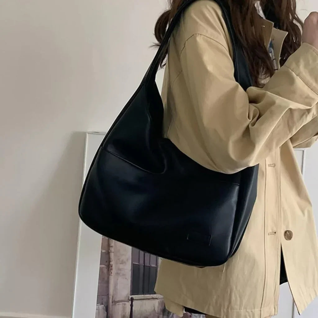 Borsa a tracolla elegante da donna in PU di grande capacità 3