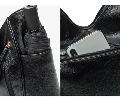 Borsa a tracolla elegante da donna in PU spaziosa 7
