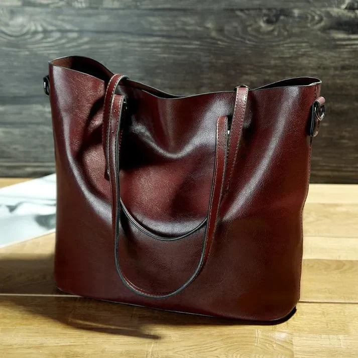 Borsa a tracolla elegante da donna in pelle funzionale 1