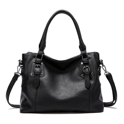 Borsa a tracolla elegante da donna in vera pelle resistente 4