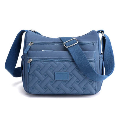 Borsa a tracolla pratica da donna in nylon resistente 11