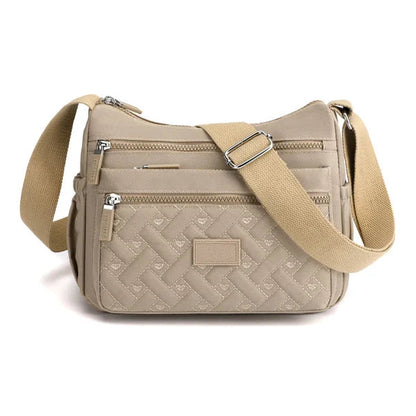 Borsa a tracolla pratica da donna in nylon resistente 15