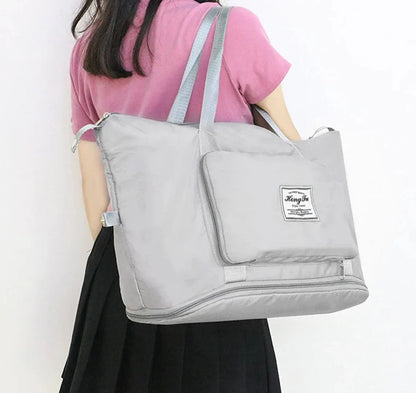 Borsa da viaggio versatile da donna, spaziosa e pieghevole, in poliestere 2