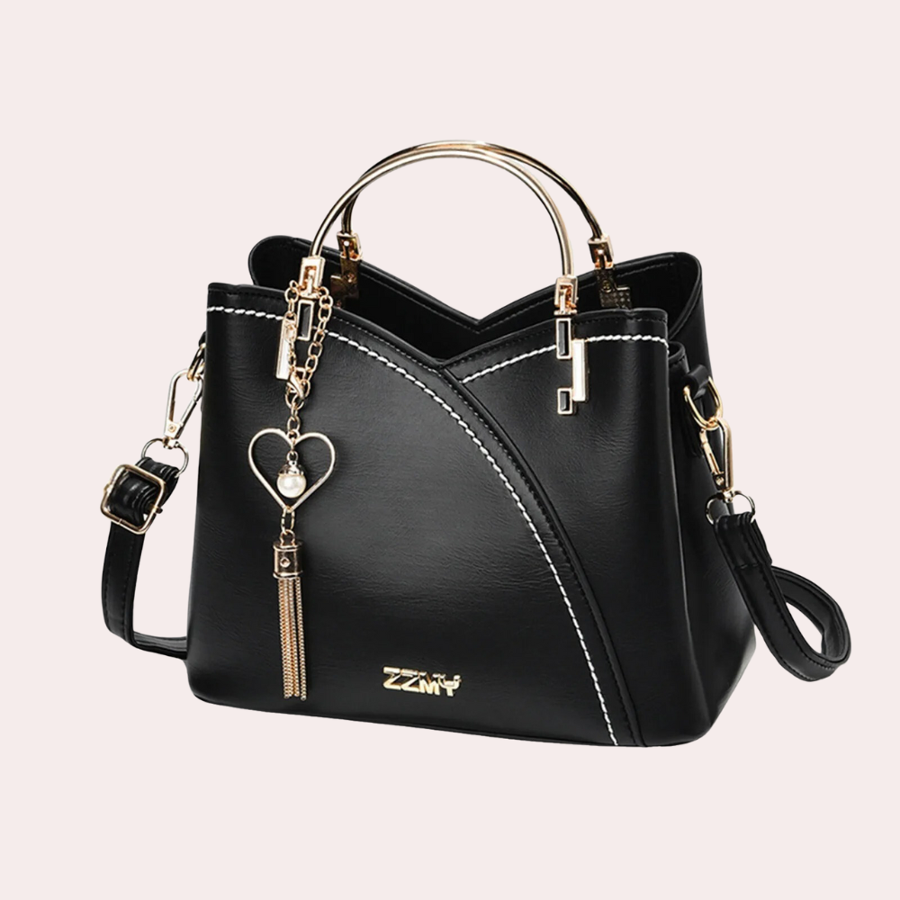 Borsa elegante da donna in pelle vegana 5