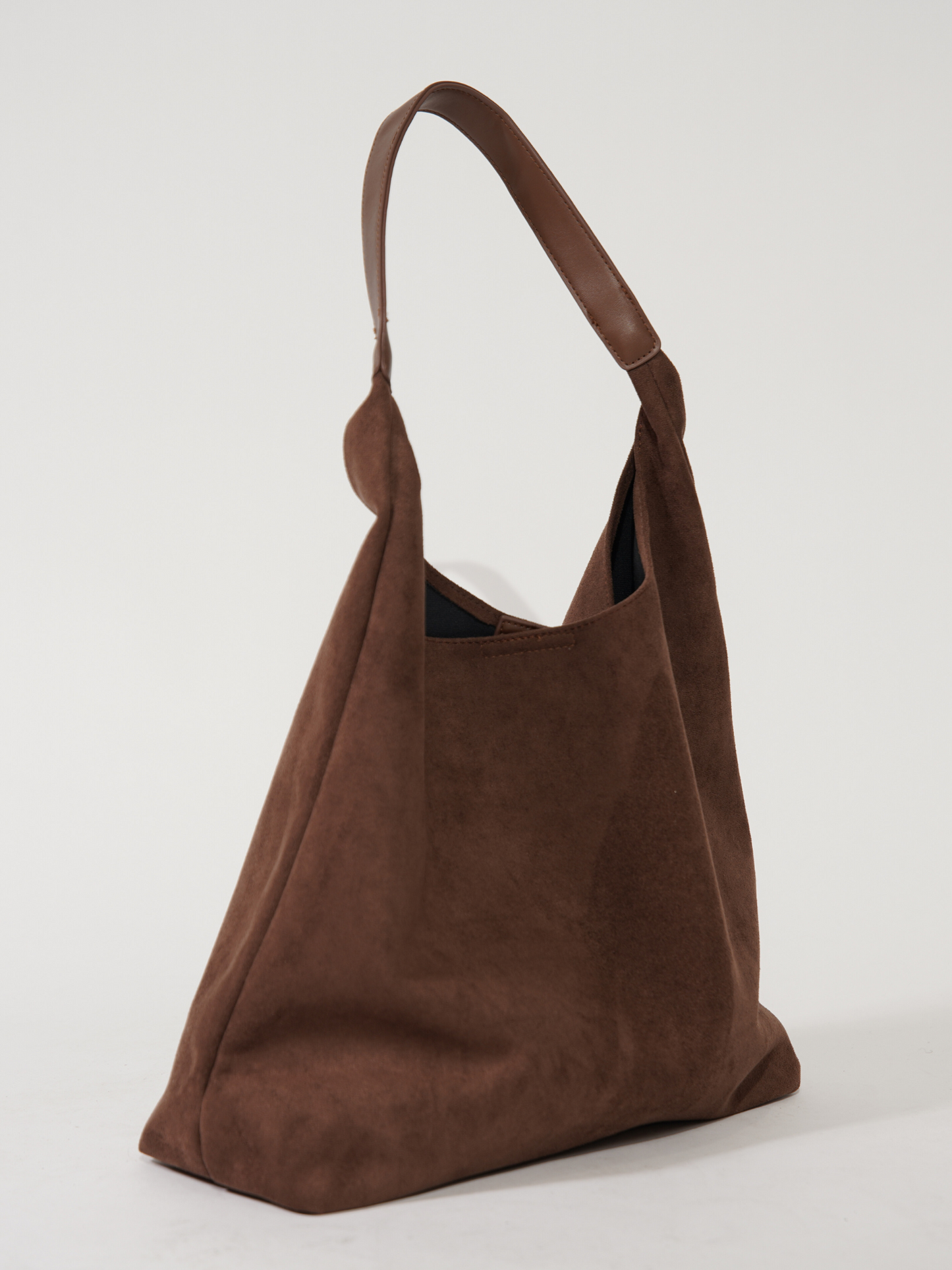 Borsa tote in pelle elegante da donna, versatile, scamosciata 1