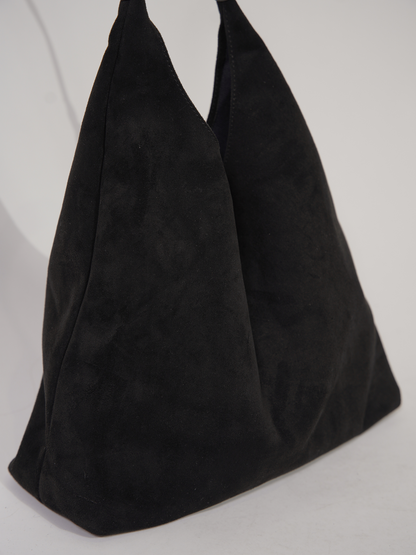 Borsa tote in pelle elegante da donna, versatile, scamosciata 7