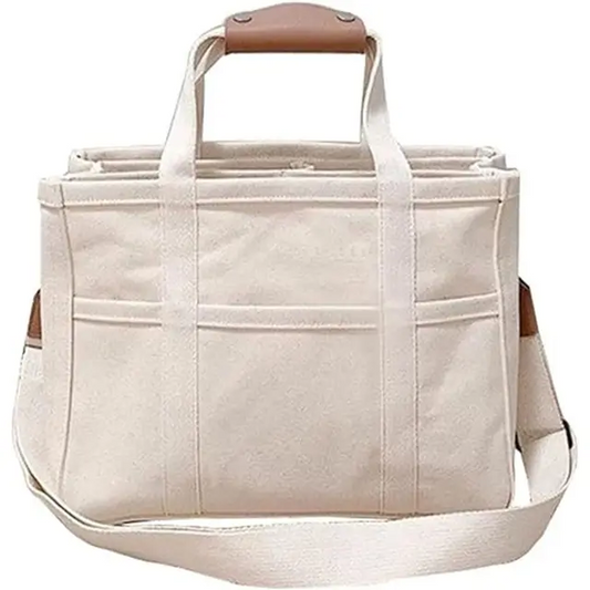 Borsa Tote Donna in Tela Multiscomparti Multifunzionale - Vesarelli