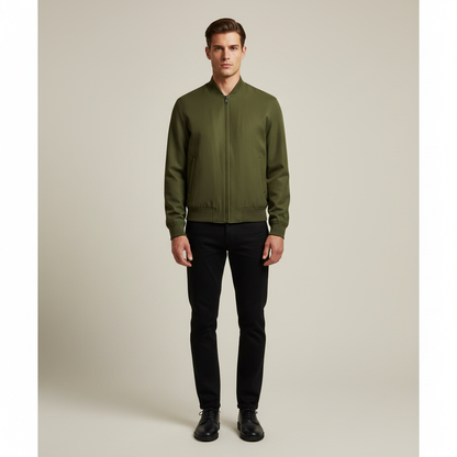 Brano | Giubbotto Bomber Uomo Marrone Con Zip 3