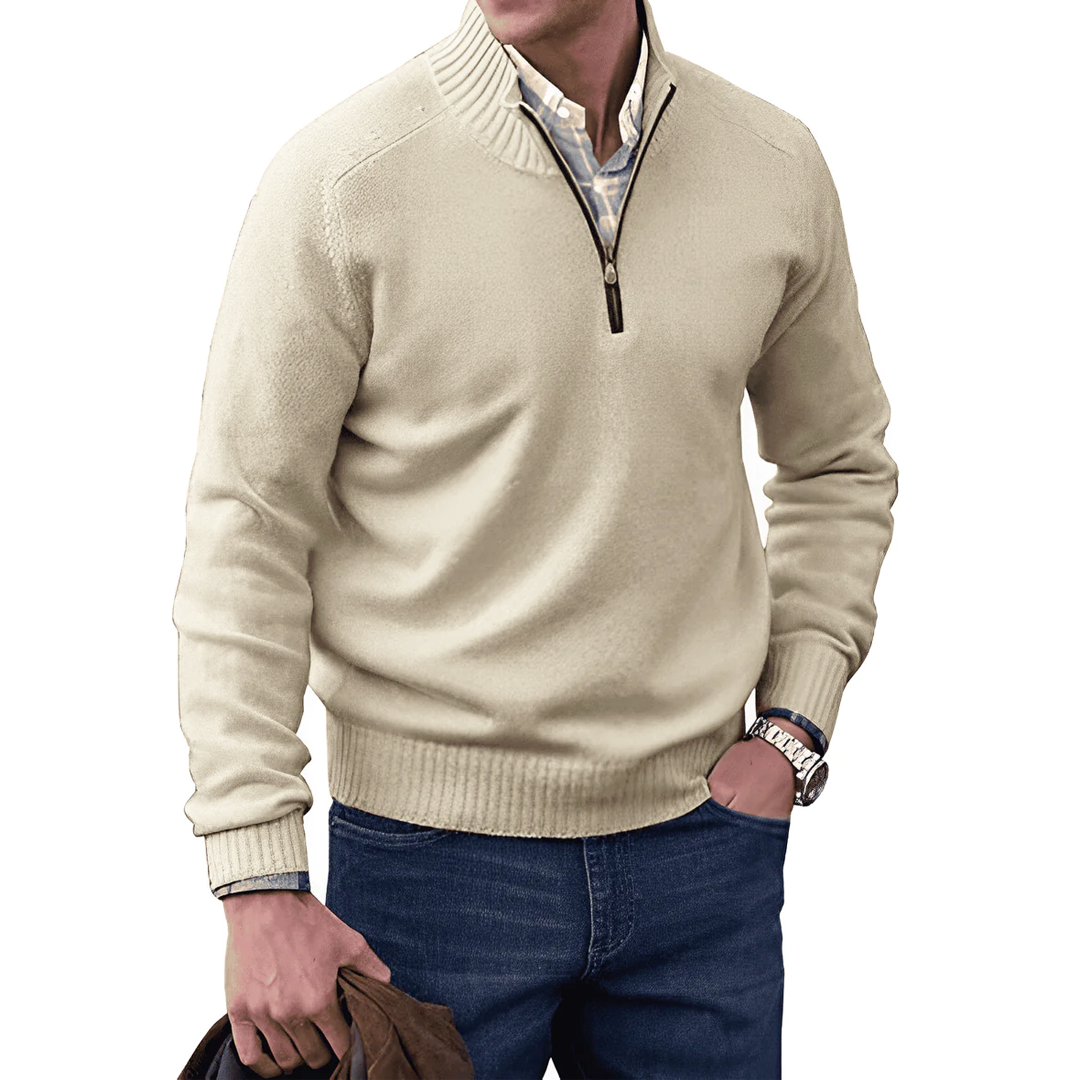 Maglione Uomo Elegante con Zip - Brentozzi