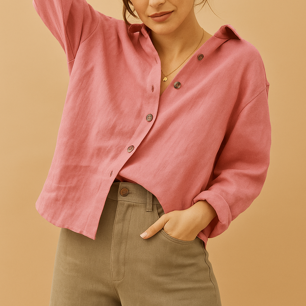 Britt | Camicetta casual in cotone da donna 3