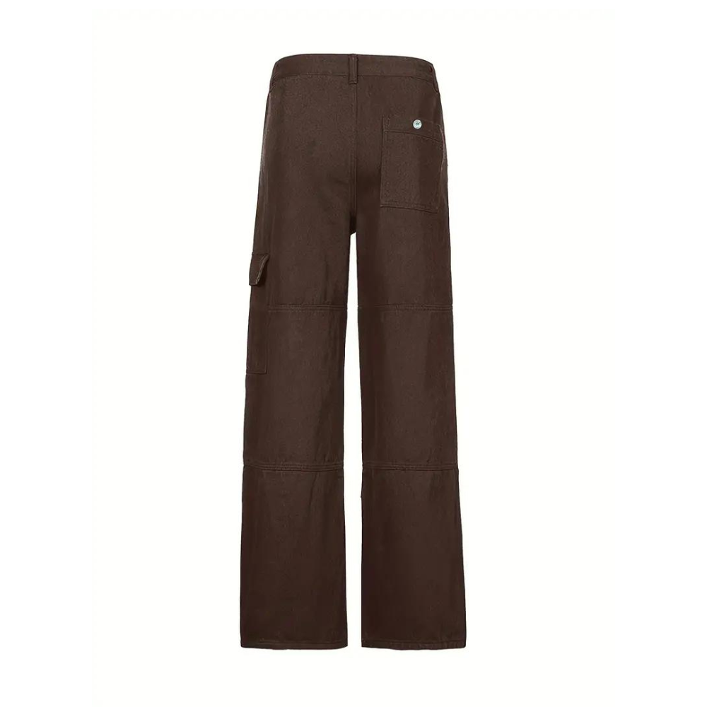 Pantaloni Cargo Donna Cotone Casual Vestibilità Comoda