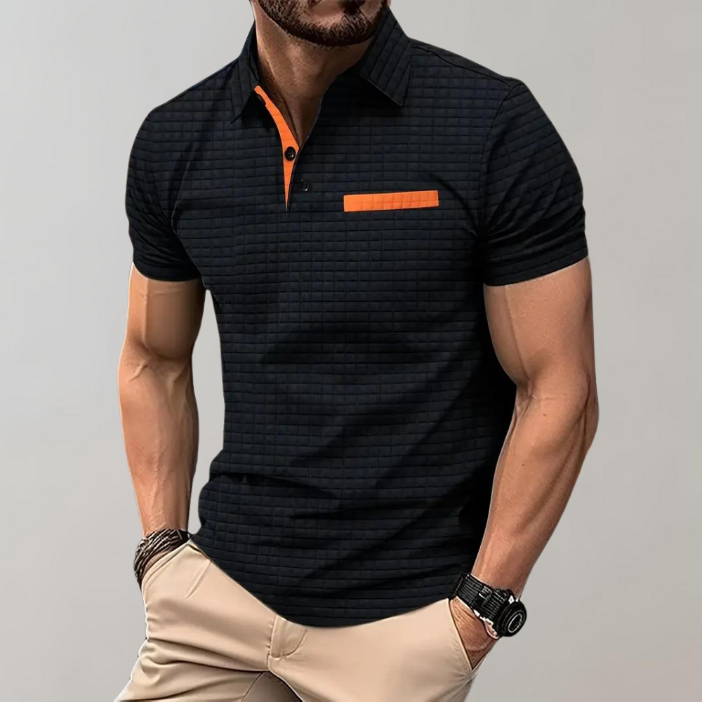 Polo Uomo Tessuto a Nido dApe Vestibilità Regular