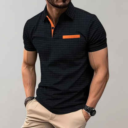 Polo Uomo Tessuto a Nido dApe Vestibilità Regular