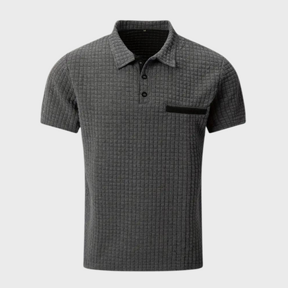 Polo Uomo Tessuto a Nido dApe Vestibilità Regular