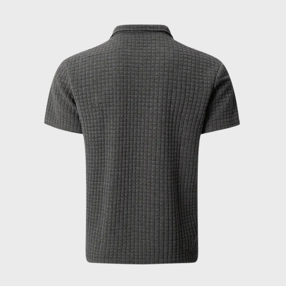 Polo Uomo Tessuto a Nido dApe Vestibilità Regular