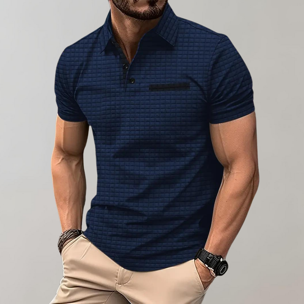 Polo Uomo Tessuto a Nido dApe Vestibilità Regular