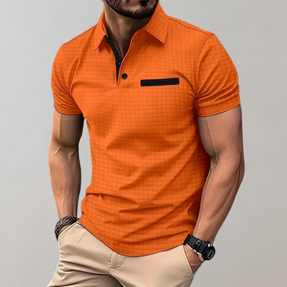 Polo Uomo Tessuto a Nido dApe Vestibilità Regular