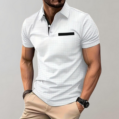 Polo Uomo Tessuto a Nido dApe Vestibilità Regular