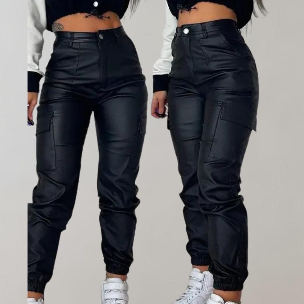 Pantaloni Cargo Donna Comodi con Tasche Multiple - Brentozzi