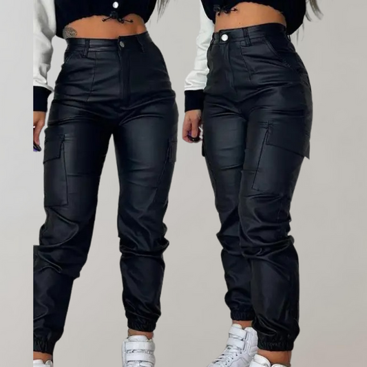 Pantaloni Cargo Donna Comodi con Tasche Multiple - Brentozzi