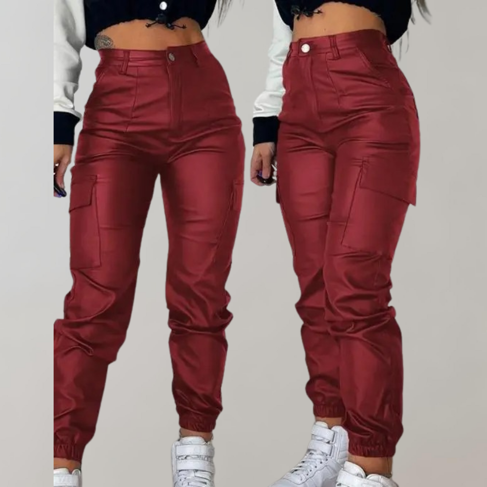 Pantaloni Cargo Donna Comodi con Tasche Multiple
