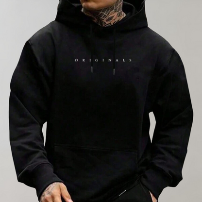 Felpa Uomo Streetwear Cotone Casual Vestibilità Ampia