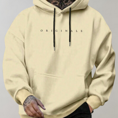 Felpa Uomo Streetwear Cotone Casual Vestibilità Ampia